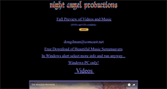 Desktop Screenshot of nightangelmusic.com